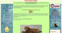 Desktop Screenshot of oasisanimalshelter.net